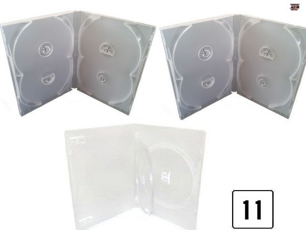 Box Estojo e Encarte para séries de até 11 DVDs