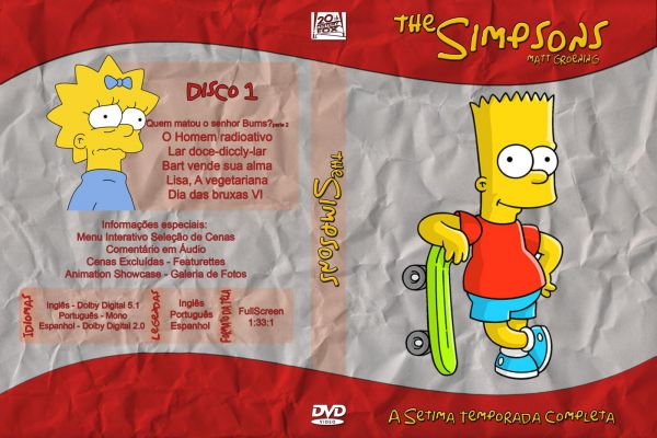 Os Simpsons (7ºTemporada Completa) (Digital 4 DVDs) ©